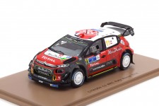 CITROEN C3 WRC Rally Mexico 2018 S. Loeb / D. Elena - Spark Scale 1:43 (s5962)