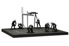 PIT STOP Set 6 Mecanicos + Equipamiento + Calcas - Ixo Models Escala 1:43 (FIG003SET) 