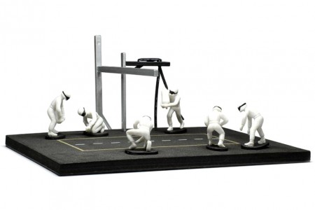 PIT STOP Set 6 Mechanics + Equipment - Ixo Models Scale 1:43 (FIG004SET)