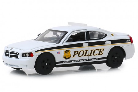 DODGE Charger Servicio Secreto Policia USA 2006 - Greenlight Escala 1:43 (86171)