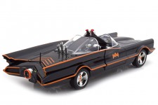 BATMOBILE Serie TV "Batman (1966)" Figuras de Batman y Robin - Iluminacion - Jada Escala 1:18 (98265) 