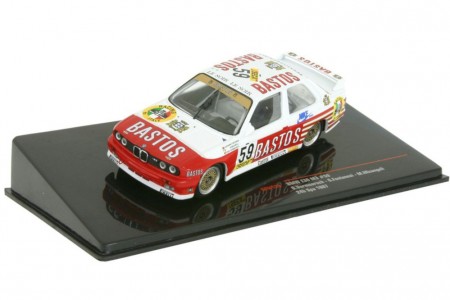 BMW M3 (E30) 24h Spa 1987 Bastos Racing Vermeersch / Fontanesi / Micangeli - Ixo Escala 1:43 (GTM129)