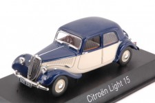 CITROEN 15CV Light 1949 Azul / Crema - Norev Escala 1:43 (153051) 
