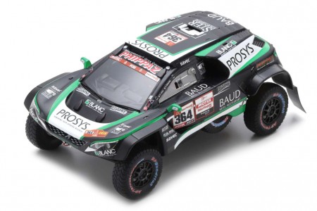 PEUGEOT 3008 DKR Maxi Rally Dakar 2019 Lafay / Delaunay - Spark Escala 1:43 (s5630)
