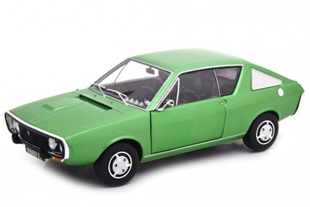 RENAULT R17 1976 Verde Metalico - Solido Scale 1:18 (S1803701)