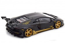 LAMBORGHINI Aventador LB-Works 2018 Black / Golden - AutoArt Scale 1:18 (79184)