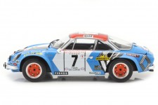 ALPINE A110 1800 3rd Rally Tour de Corse 1973 Therier / Callewaert - Ixo Models Escala 1:18 (18RMC062D)