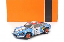 ALPINE A110 1800 3rd Rally Tour de Corse 1973 Therier / Callewaert - Ixo Models Escala 1:18 (18RMC062D)