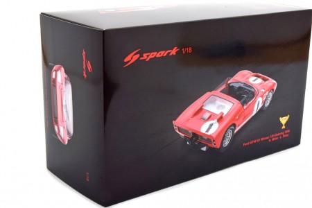 FORD X1 Ganador 12h Sebring 1966 K. Miles / L. Ruby - Spark Escala 1:18 (18SE66)
