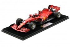 FERRARI SF1000 2nd GP Austria 2020 C. Leclerc - Incluye Vitrina - LookSmart Escala 1:18 (LS18F1029)