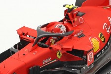 FERRARI SF1000 2nd GP Austria 2020 C. Leclerc - Incluye Vitrina - LookSmart Escala 1:18 (LS18F1029)