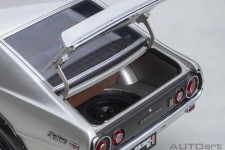 NISSAN Skyline 2000 GT-R (KPGC1110) 1973 Silver - AutoArt Scale 1:18 (77471)