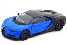 BUGATTI Chiron Sport 2019 Blue / Carbon - AutoArt Escala 1:18 (70997)