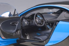 BUGATTI Chiron Sport 2019 Blue / Carbon - AutoArt Escala 1:18 (70997)