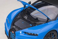 BUGATTI Chiron Sport 2019 Blue / Carbon - AutoArt Escala 1:18 (70997)