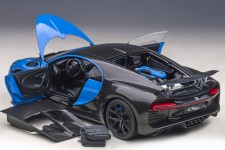 BUGATTI Chiron Sport 2019 Blue / Carbon - AutoArt Escala 1:18 (70997)