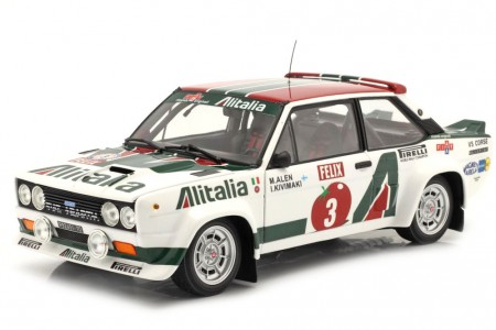 FIAT 131 Abarth Ganador Rally 1000 Lakes 1978 Alen / Kivimaki - Kyosho Scale 1:18 (08376E)