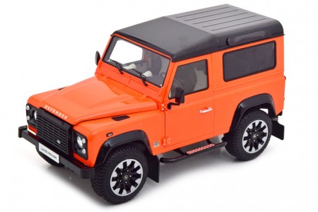 LAND ROVER Defender 90 Works V8 2018 Orange - LCD Models Scale 1:18 (LCD18007-OR)