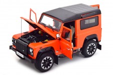 LAND ROVER Defender 90 Works V8 2018 Orange - LCD Models Scale 1:18 (LCD18007-OR)