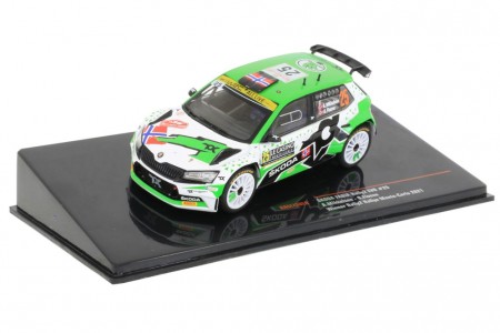 SKODA Fabia Rally 2 Evo Monte Carlo 2021 Mikkelsen / Floene - Ixo Scale 1:43 (RAM788)