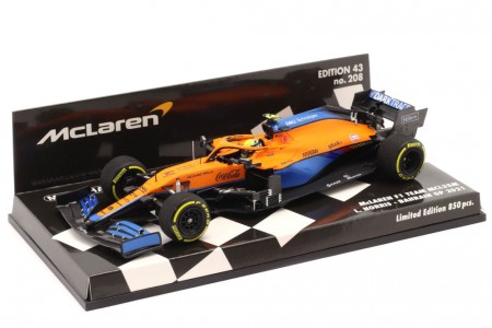 McLaren MCL35M GP Formula 1 Bahrain 2021 L. Norris - Minichamps Scale 1:43 (537214304)