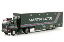 VOLVO F89 Transporte de Carreras Martini Lotus Racing 1979 - Ixo Escala 1:43 (TTR025)