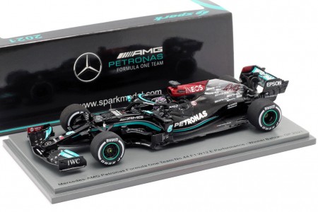 MERCEDES AMG W12 Ganador GP Bahrain 2021 L. Hamilton - Spark Escala 1:43 (s7660)