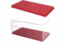 BBR SHOWCASE Leather Red - Escala 1/18 - 32,3 x 16,0 x 13,5 cm
