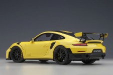 PORSCHE 911 (991 II) GT2 RS Weissach Package 2017 Yellow - AutoArt Escala 1:18 (78172)