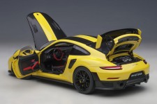 PORSCHE 911 (991 II) GT2 RS Weissach Package 2017 Yellow - AutoArt Escala 1:18 (78172)