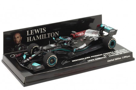 MERCEDES-AMG W12 Ganador GP Bahrain 2021 L. Hamilton - Minichamps Escala 1:43 (410210144)