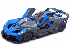 BUGATTI Bolide W16.4 2020 Blue - Bburago Escala 1:18 (18-11047B)