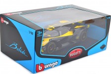 BUGATTI Bolide W16.4 2020 Yellow - Bburago Escala 1:18 (18-11047Y)