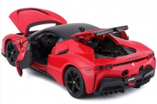 FERRARI SF90 Stradale Hybrid 2019 Red - Bburago Escala 1:18 (18-16015R)