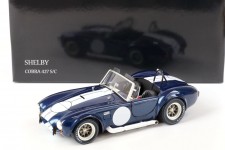 SHELBY Cobra 427 S/C Spider 1962 Blue / White - Kyosho Scale 1:18 (08047DB)