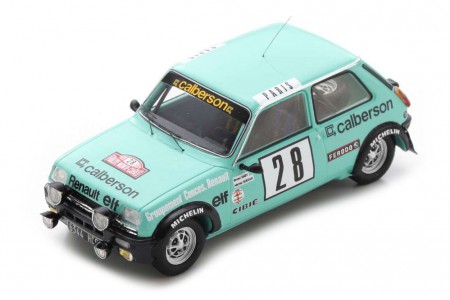 RENAULT 5 Alpine Calberson Rally Monte Carlo 1979 B. Saby / M. Guegan - Spark Escala 1:43 (s6036)