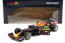RED BULL RB16B World Champion Winner GP Abu Dhabi 2021 M. Verstappen - Minichamps Scale 1:18 (110212333)