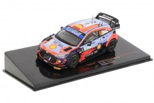 HYUNDAI i20 Coupe 3rd Rally Monza 2021 D. Sordo / C. Carrera - Ixo Models Scale 1:43 (RAM824A)