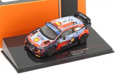 HYUNDAI i20 Coupe 3rd Rally Monza 2021 D. Sordo / C. Carrera - Ixo Models Scale 1:43 (RAM824A)