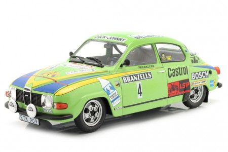 SAAB 96 V4 Ganador Rally Suecia 1976 P. Eklund / B. Cerderberg - Ixo Escala 1:18 (18RMC085A)