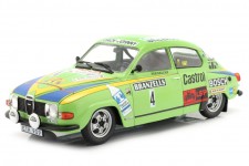 SAAB 96 V4 Winner Rally Sweden 1976 P. Eklund / B. Cerderberg - Ixo Scale 1:18 (18RMC085A)