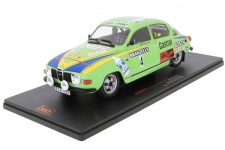 SAAB 96 V4 Ganador Rally Suecia 1976 P. Eklund / B. Cerderberg - Ixo Escala 1:18 (18RMC085A)