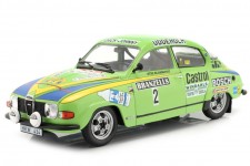 SAAB 96 V4 Rally Sweden 1976 S. Blomqvist / H. Sylvan - Ixo Scale 1:18 (18RMC085B)