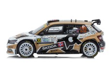 SKODA Fabia Rally2 Evo Winner Rally Monza 2021 A. Mikkelsen / P. Hall - Ixo Scale 1:43 (RAM827B)