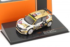 SKODA Fabia Rally2 Evo Winner Rally Monza 2021 A. Mikkelsen / P. Hall - Ixo Scale 1:43 (RAM827B)