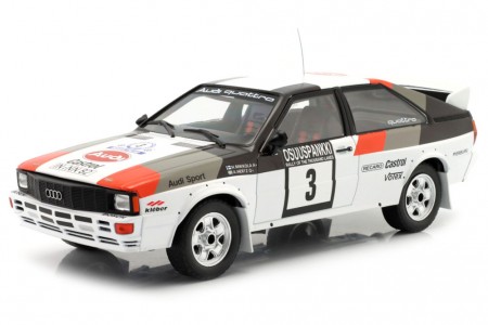 AUDI Quattro Ganador Rally 1000 Lakes 1982 H. Mikkola / A. Hertz - Ixo Scale 1:18 (18RMC094A)