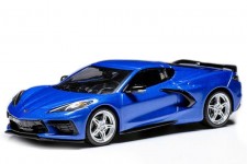 Chevrolet CORVETTE Stingray 2020 Blue Metallic - Ixo Escala 1:43 (MOC316)