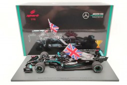 MERCEDES-AMG W12 Ganador GP Silverstone 2021 Lewis Hamilton - Spark Escala 1:18 (18s599)